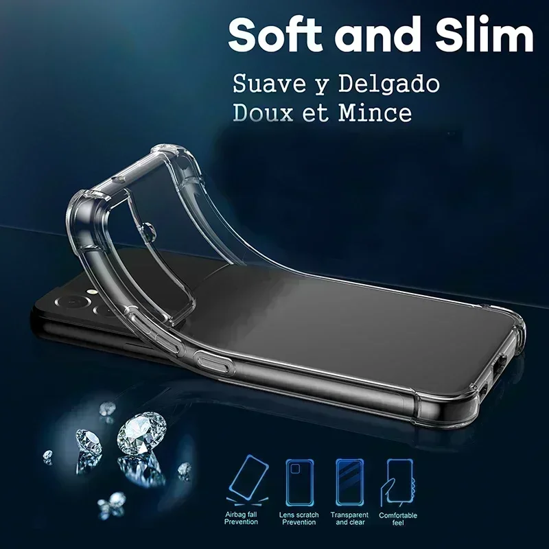 Противоударный чехол для телефона Samsung Galaxy S23 S21 S22 S20 Ultra Plus FE S10 S8 S9 Note 20 Plus A54 A53 A52 A51 A50 Силиконовый чехол