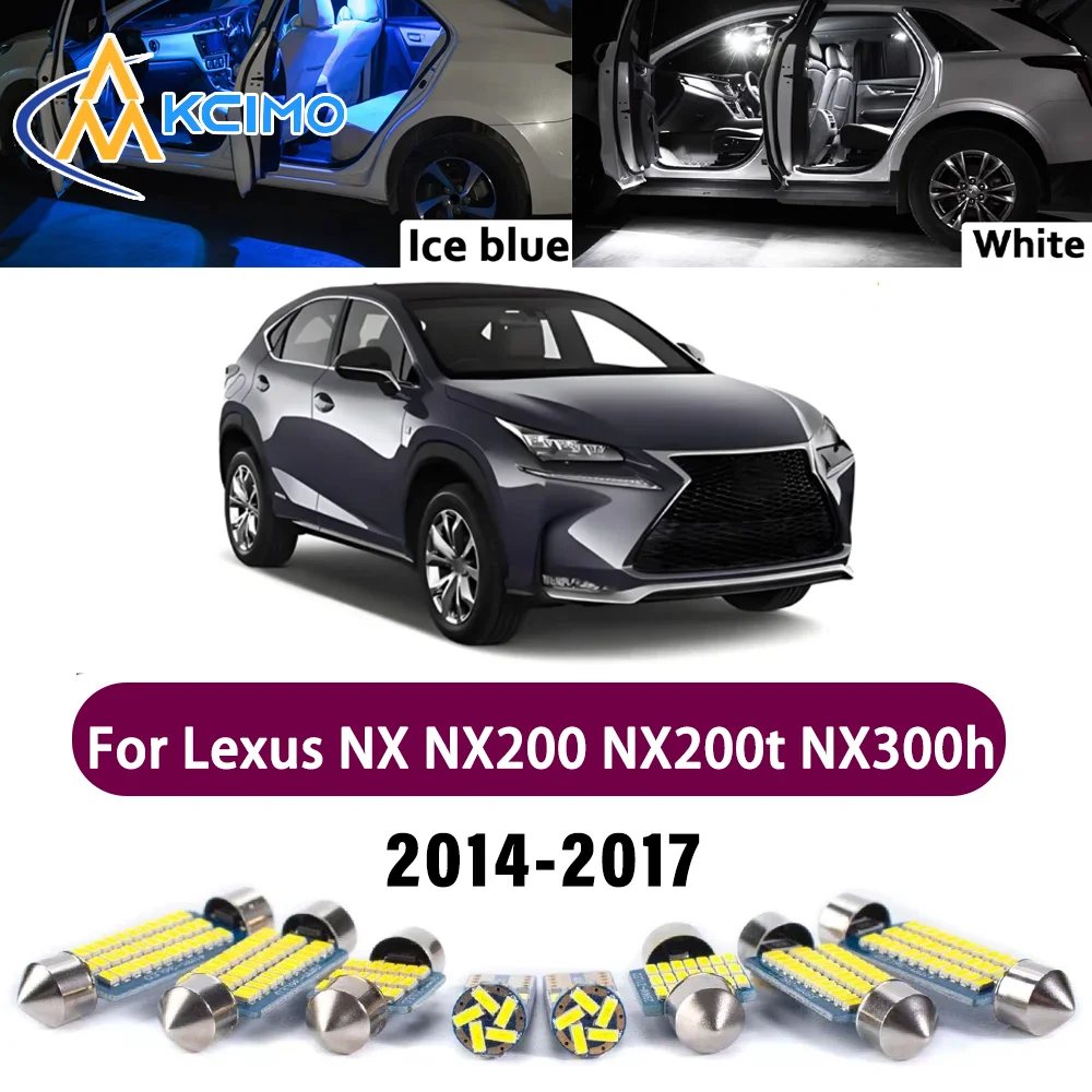 

New Canbus Number Plate Bulb For Lexus NX NX200 NX200t NX300h 2014-2017 Premium Easy Install Mirror Interior Bright Lights
