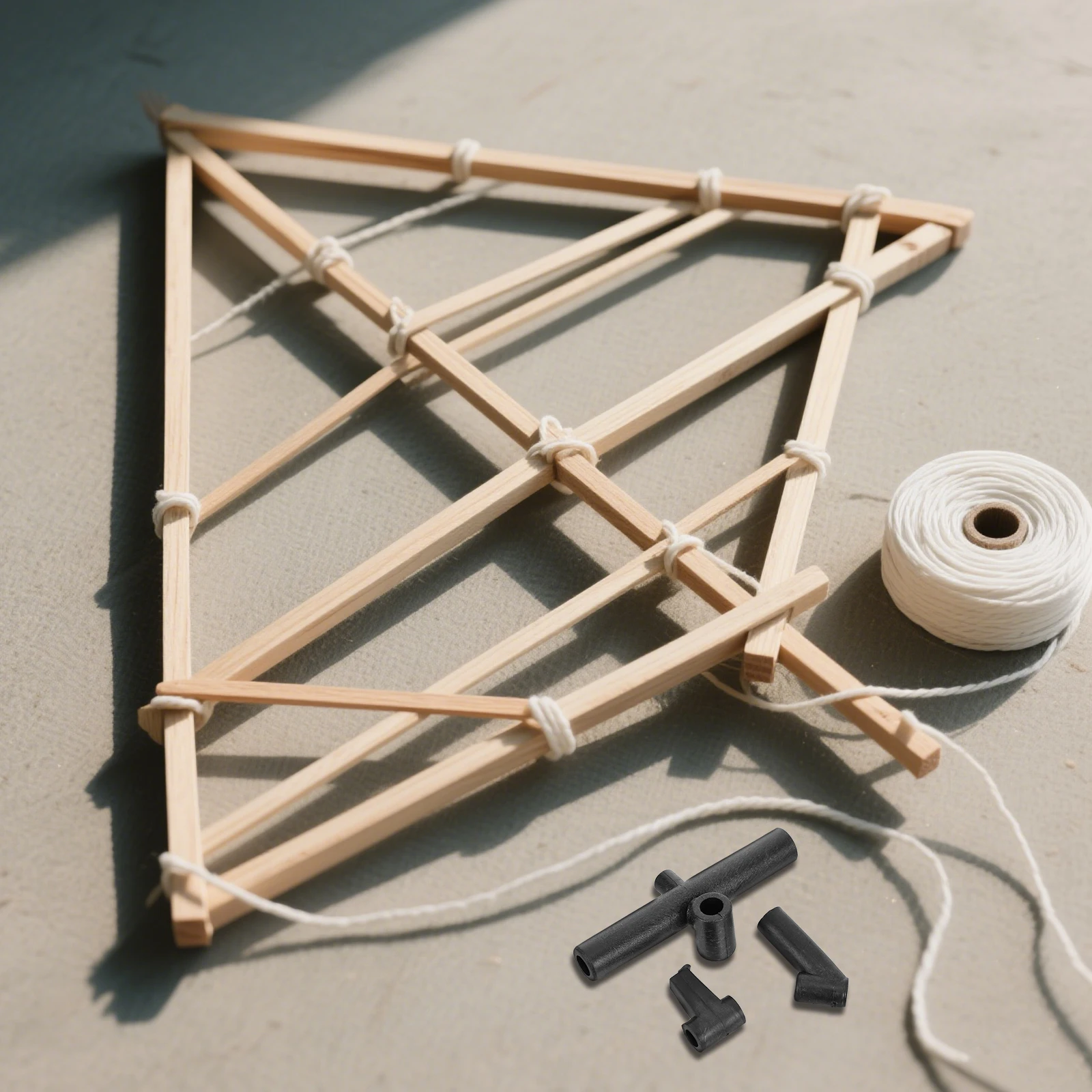 12 pièces accessoires cadre en plastique outils composants bricolage connecteur pièces bec de canard cerf-volant cadre pièces tige en plastique connecteurs assemblage