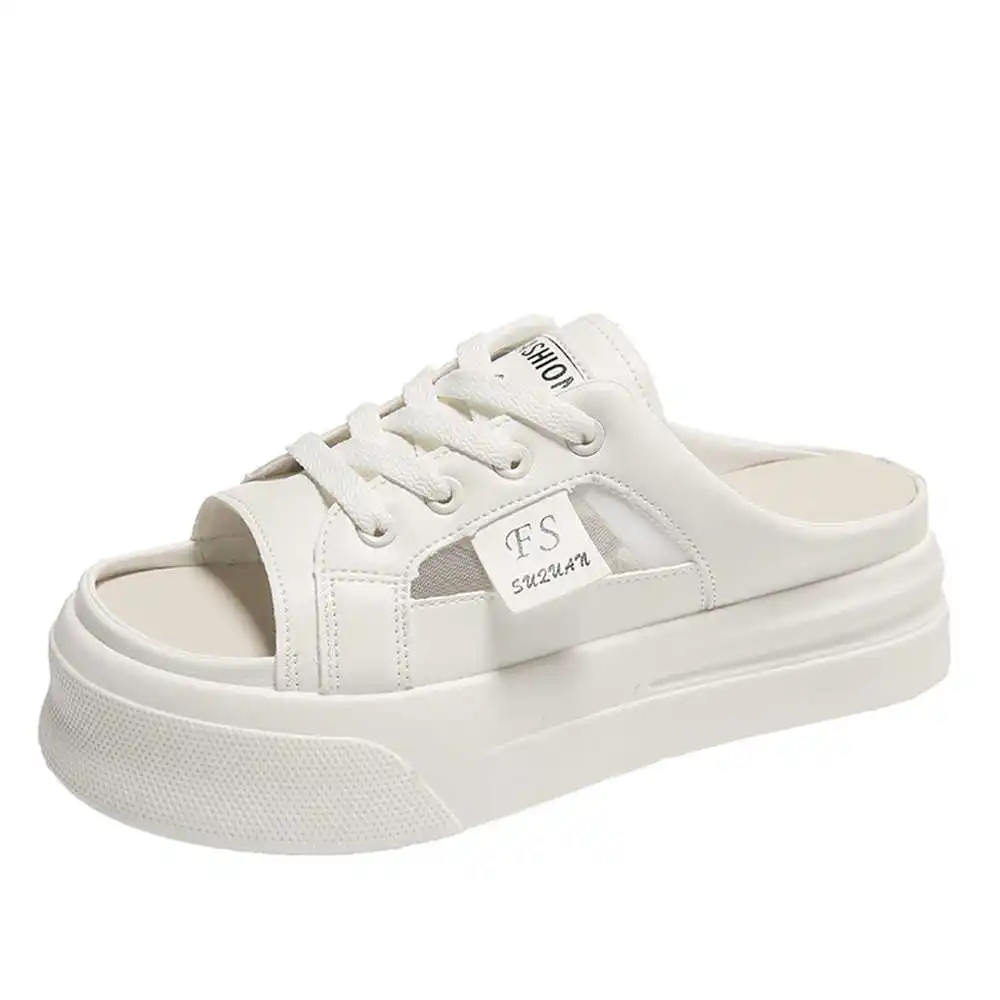 Slip-resistant Kawaii Womans Slippers Summer Large Sandals Wemens Shoes Sneakers Sport Fat Practice Affordable Price Tenes
