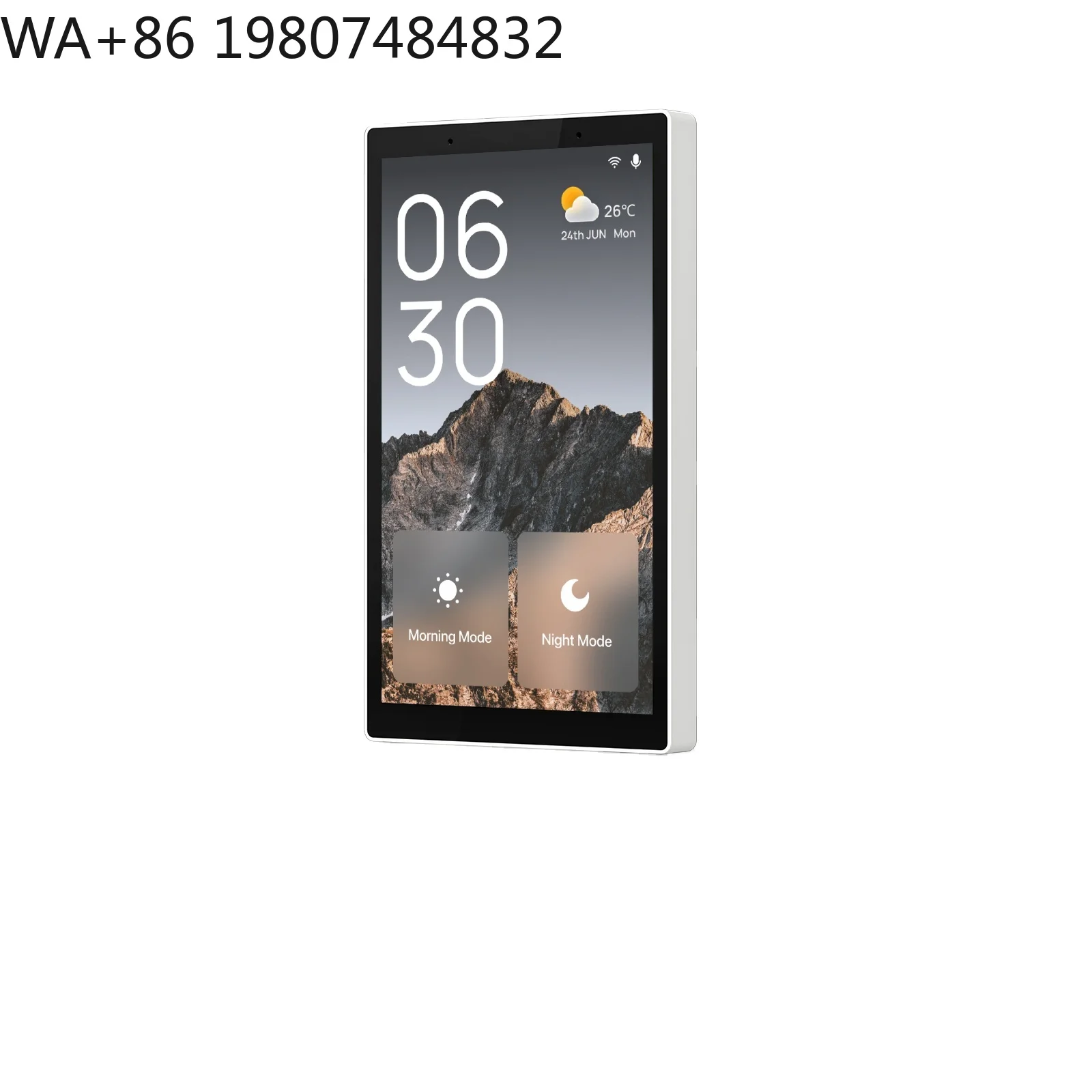 5 Inch US Standard Smart Touch Central Panel Built-in Alexa Zigbee Gateway Multi-scene Scene Automation Home Device