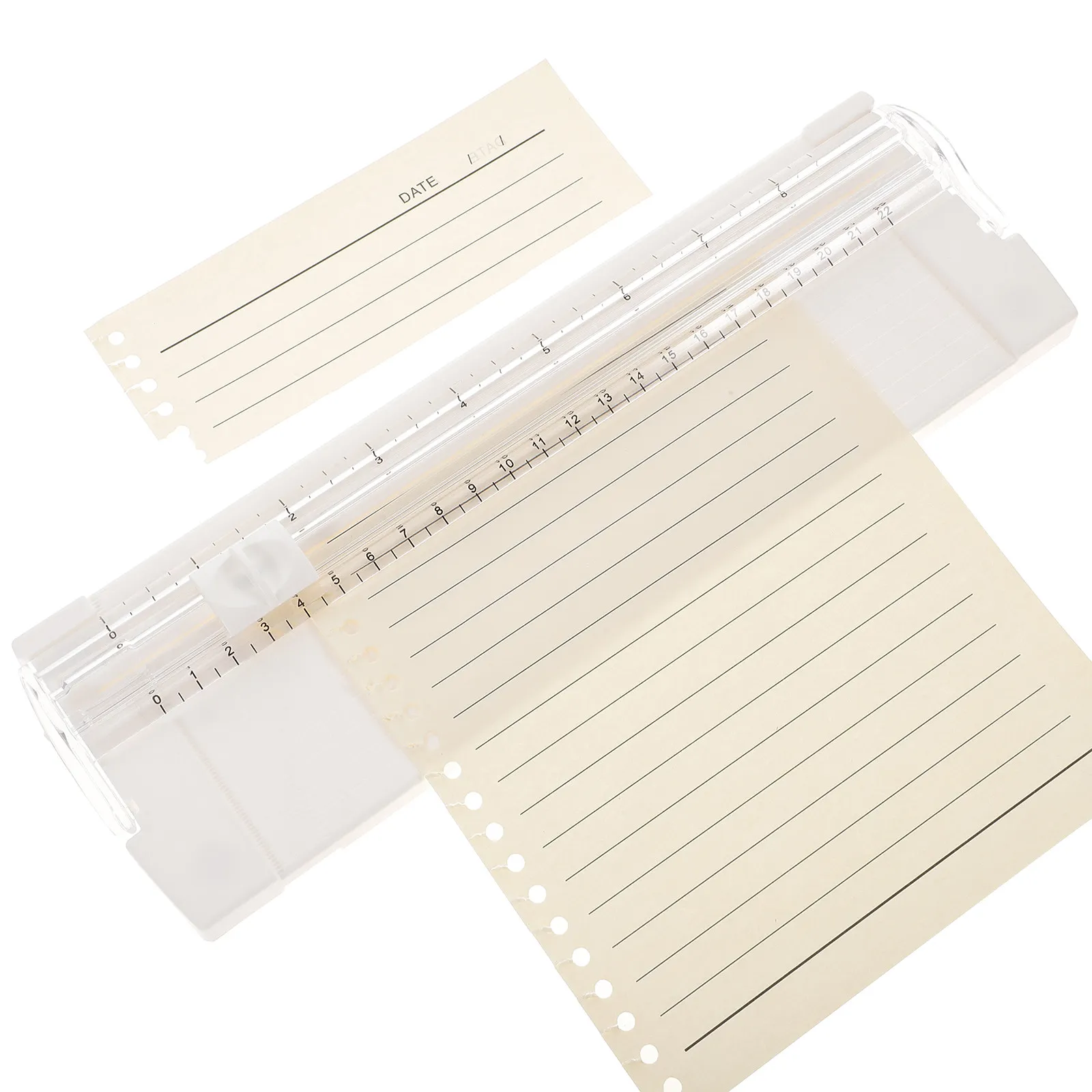 

Portable Paper Cutting Board High-Grade Plastic Paper Trimmer Small Manual Slicer for Crafting School Office Projects