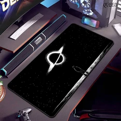 Astronaut Printing Black Pattern Keyboard Mat Rubber Non-slip Mousepad Pc Gaming Accessories Mouse Pad Office Carpet XL Mausepad