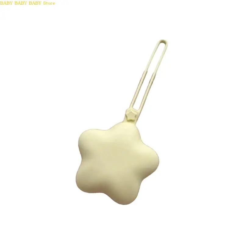 

Q81A Cartoon Star Pacifier Storage Bag Silicone Baby Dummy Case Portable Pacifier Organiser Container Accessory