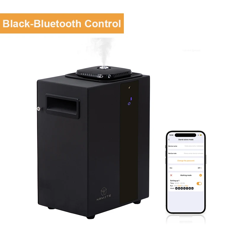 NAMASTE Bluetooth Wifi Diffuser Aroma Profissional Geur Geur Huishoudapparaat HVAC Essentiële Olie Geurverspreider Luchtverfrisser