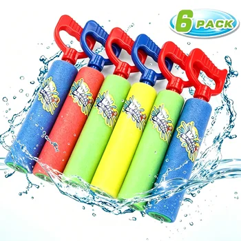 6-Pack Foam Water Blaster Guns 1