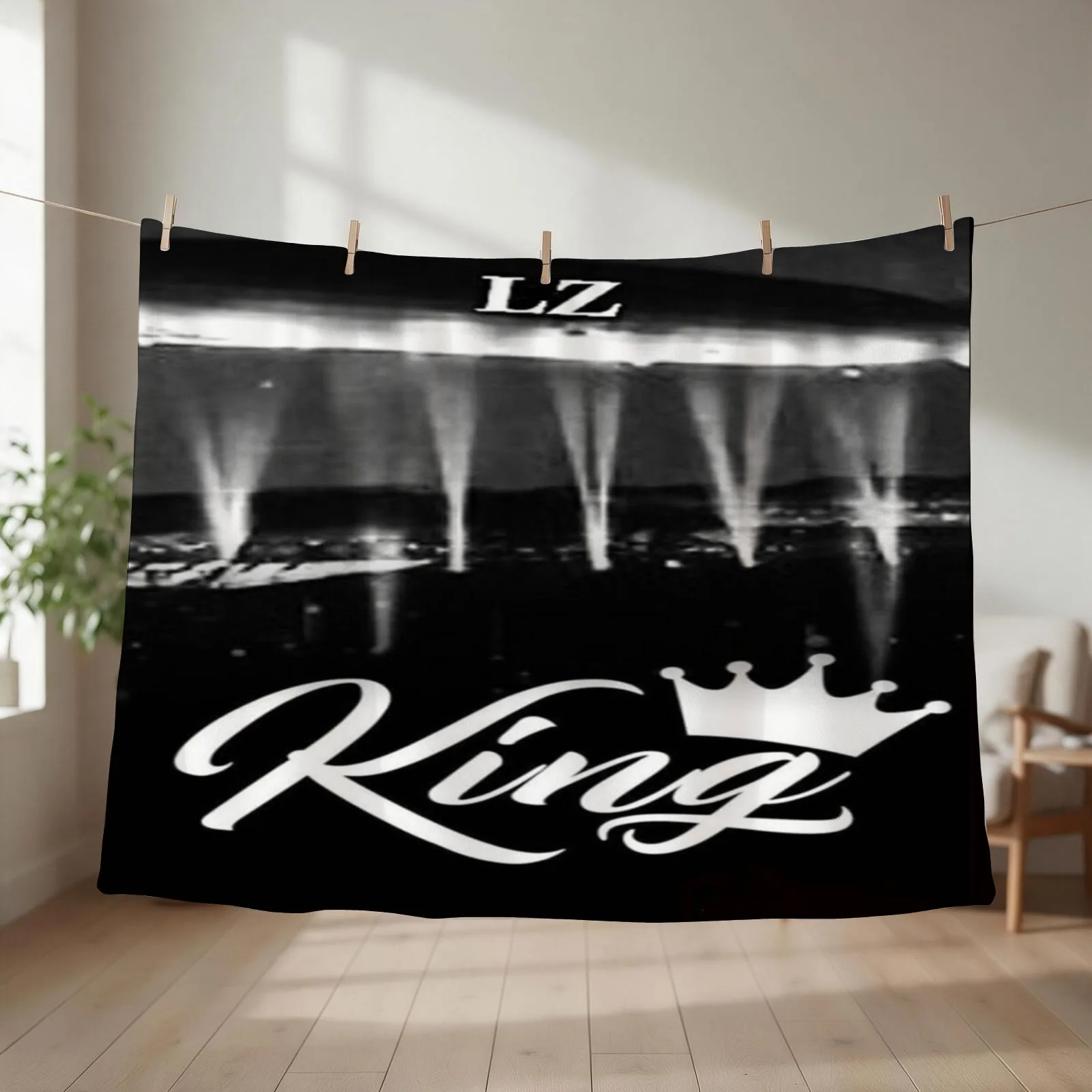 New Zeppelins Throw Blanket couch cozy soft plush fuzzy picnic outdoor blanket