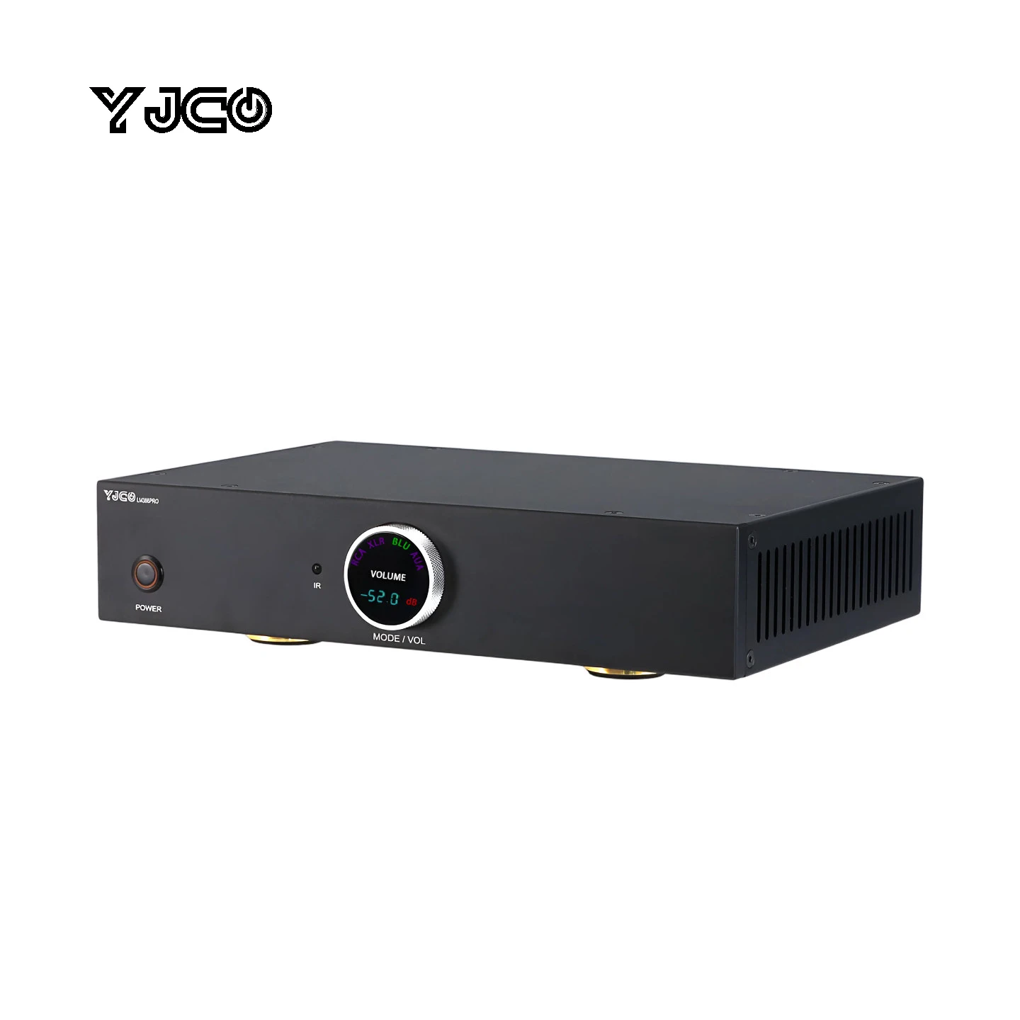 YJCO LM386 PRO HIFI Power Amplifier LM3886 68W×2 Bluetooth 5.4 QCC3084 LDAC USB PCM 24bit96K RCA XLR AUX Audio Amp