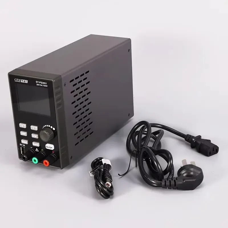 for DT-PS3051 Digital Portable Electrical Single Channel DC Power Supply for Precision Voltage Current Measurement