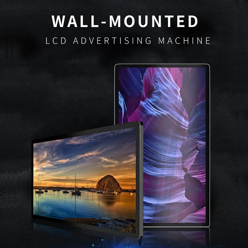 Wall Mount 21.5 32 43 55inch Large Screen WIFI 2K 4K Nft Digital Frame Nft Display for Intelligent Art museum