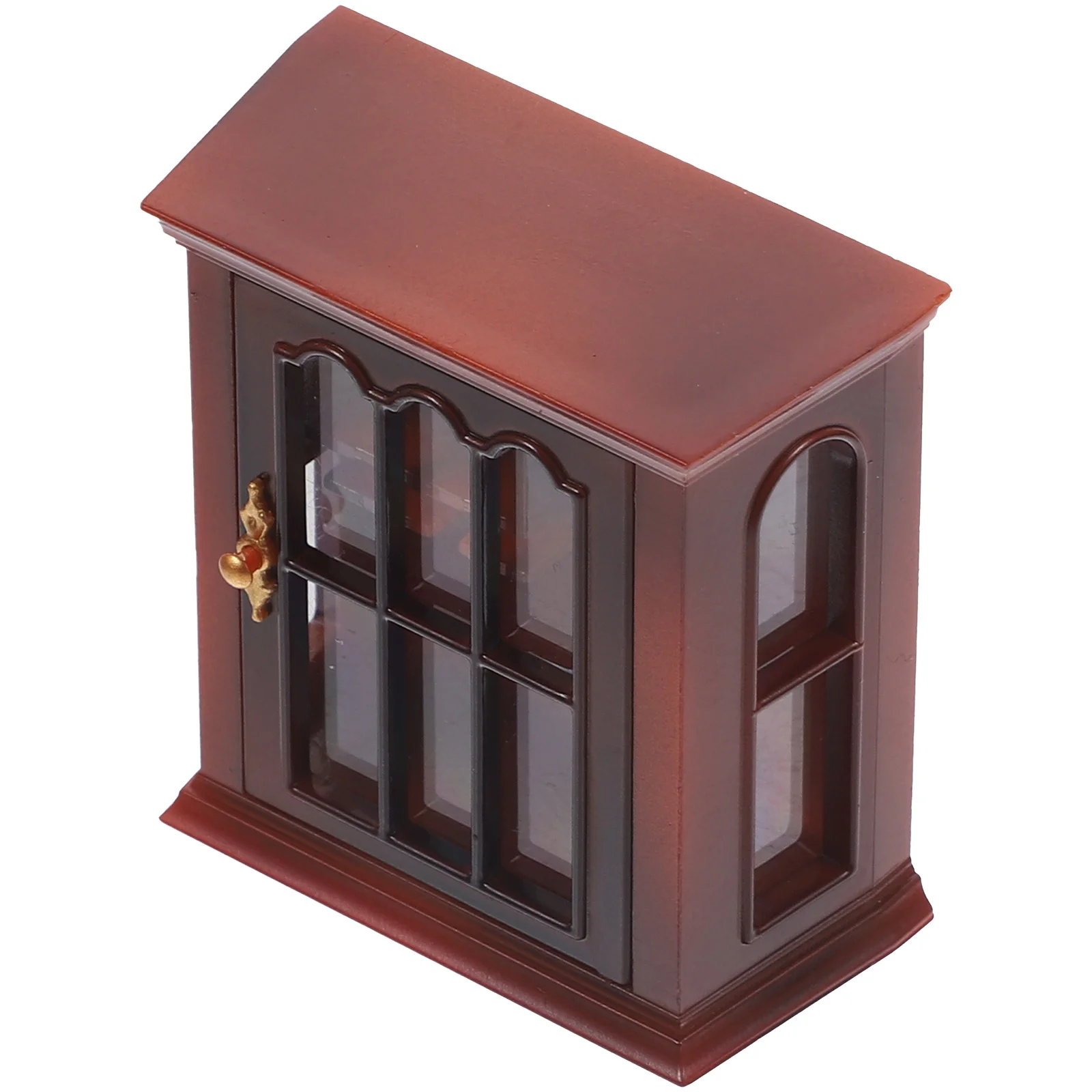 

Vintage Toys Mini House Supply Miniature Furniture Decoration 47X45X22CM Plastic Cabinet Model