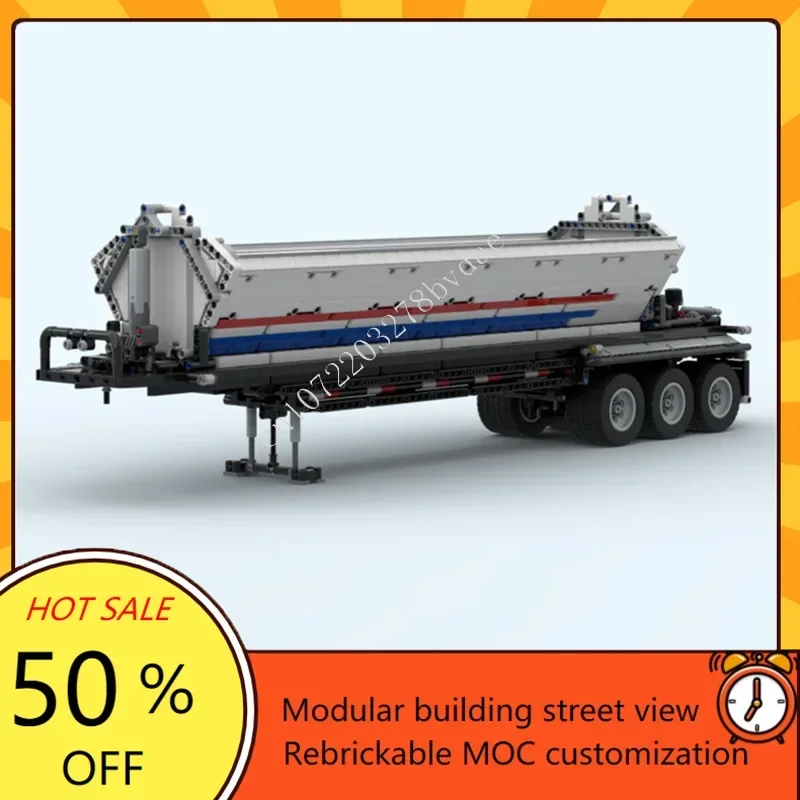 MOC Highway Rig XL ปริศนาที่กำหนดเองรุ่นสถาปัตยกรรมทางเทคนิค DIY การศึกษาประกอบของเล่นสำหรับวันเกิดเด็กวันหยุดของเล่นของขวัญ
