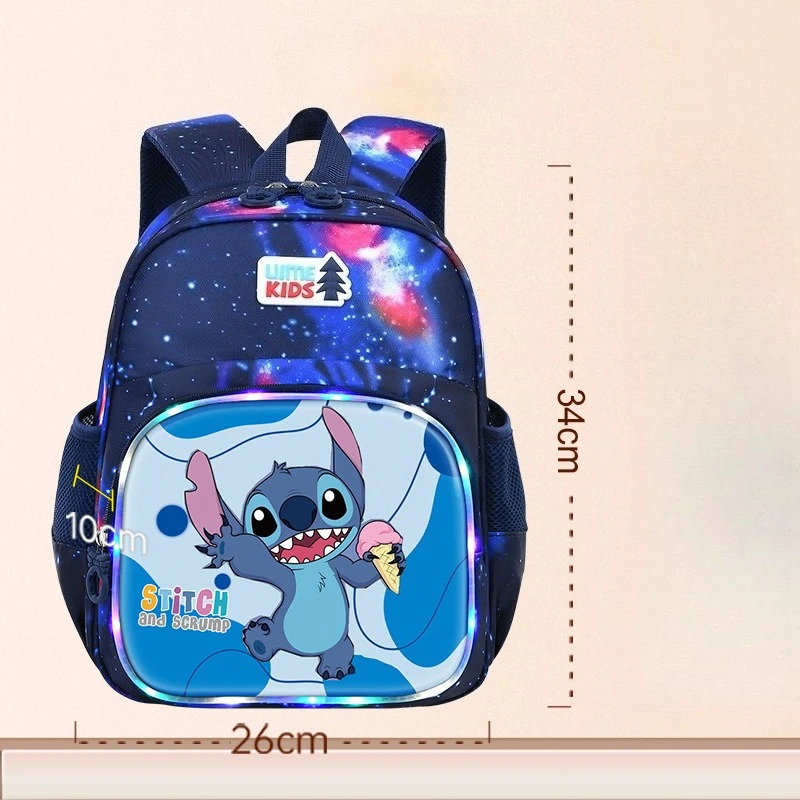 

New Disney cartoon Stitch frozen Kids Backpack bag Kindergarten school bag lady Backpack