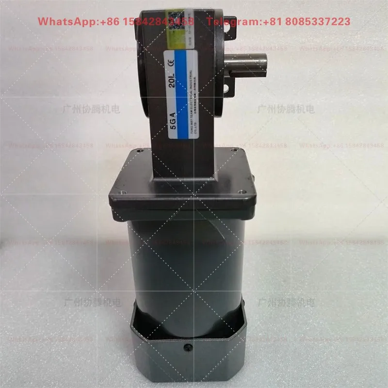 Single Phase Adjustable Speed Gear Motor 90W 150W With 5GA Series Parallel Shaft Reducer Head