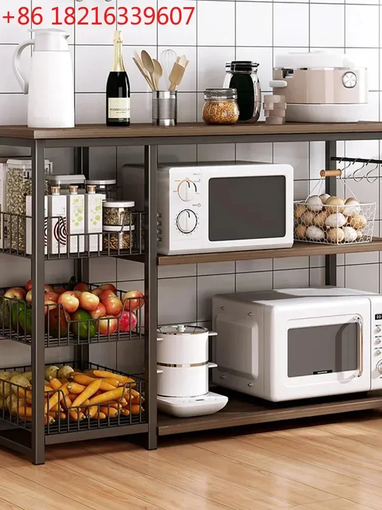 TAO Landing Kitchen Cabinets 80cm Height Storage Cupboard Household Multifunction Furniture Multilayer Shelf Spacious Countertop