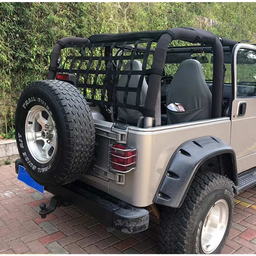 

Roof Rear Cargo Luggage Mesh Storage Net Holder Hammock for Heavy Duty Cargo Net Cover Universal Car Cargo Net