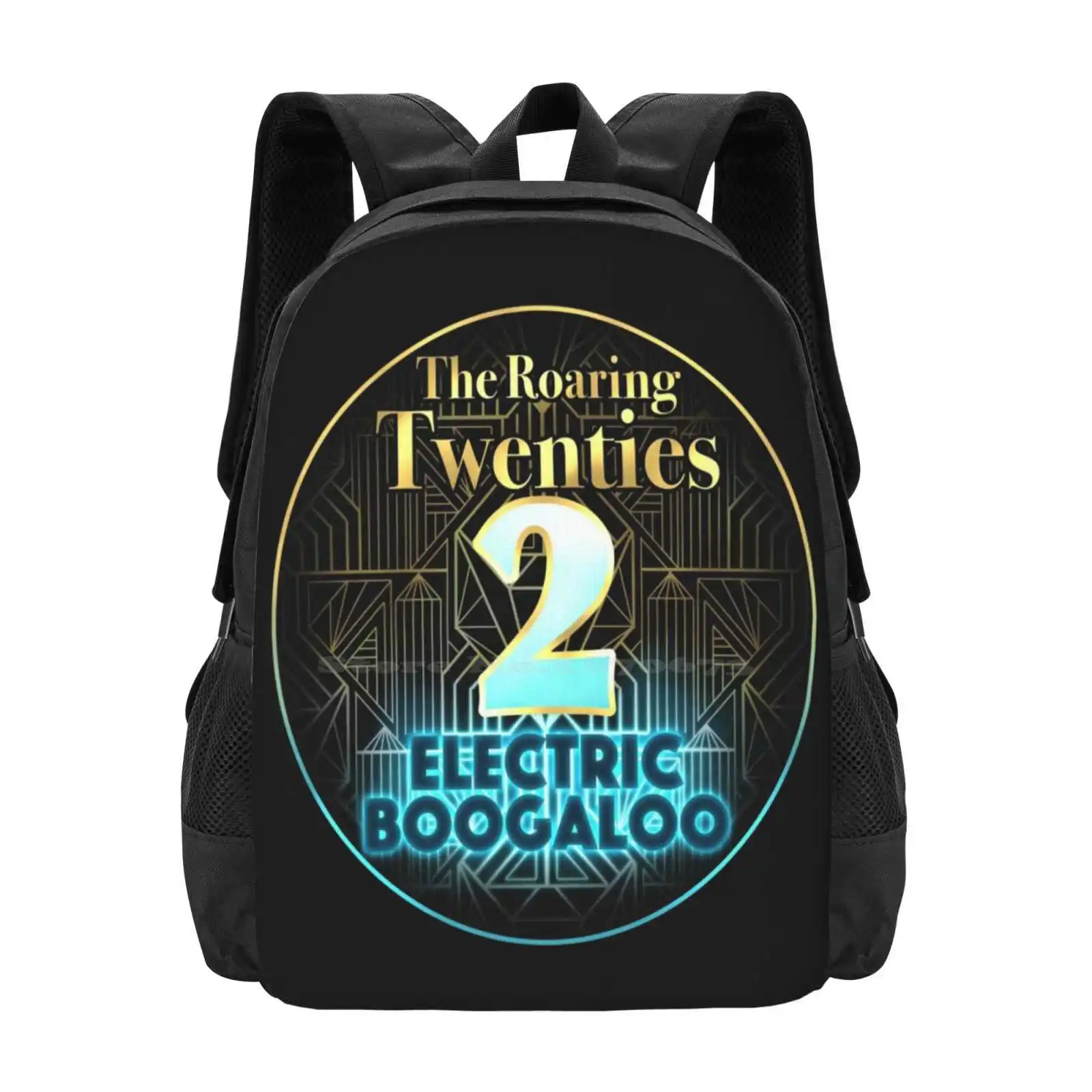 Roaring Twenties 2 : Electric Boogaloo Fashion Pattern Design Travel Laptop School Backpack Bag Roaring Twenties 2020S New Year