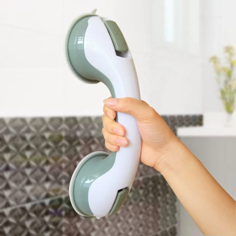 Safety Helping Handle Anti Slip Support Toilet Bathroom Safe Grab Bar Handle Vacuum Sucker Suction Cup Handrail