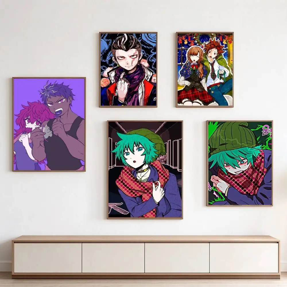 Your Turn to Die D-Death Game  Poster High Quality Dorm Living Room Aesthetic Wall Decoration Painting Stickers Gift