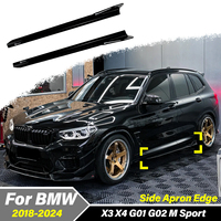 For BMW X3 X3M G01 X4 X4M G02 2018 2019 2020 2021 2022 2023 Automobile Test Apron Edge Shield Door Trim Side Skirt Body Kit