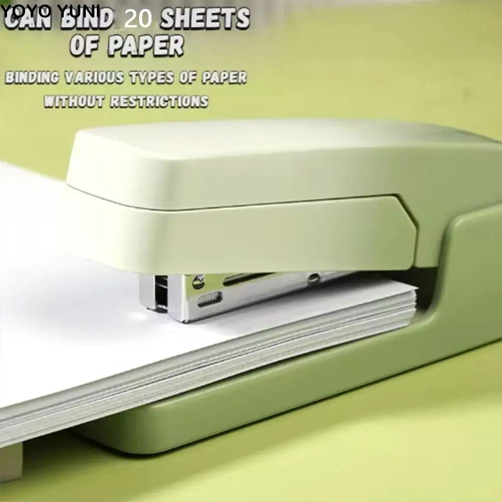 

360 Degree Rotary Desktop Stapler Use 24/6 26/6 Staples Easy-Use Gradient Color Stapler Heavy Duty Portable