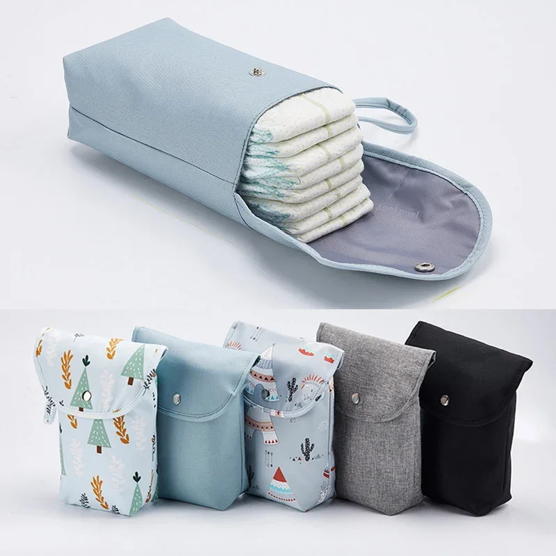 Neue wasserdichte und wieder verwendbare Baby Wickelt asche Baby Handtasche große Kapazität Mama Windel Aufbewahrung tasche Trage tasche zum Ausgehen