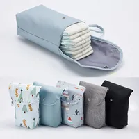 New Waterproof and Reusable Baby Diaper Bag Baby Handbag Large Capacity Mommy Diaper Storage Bag Carrying Bag for Going Out