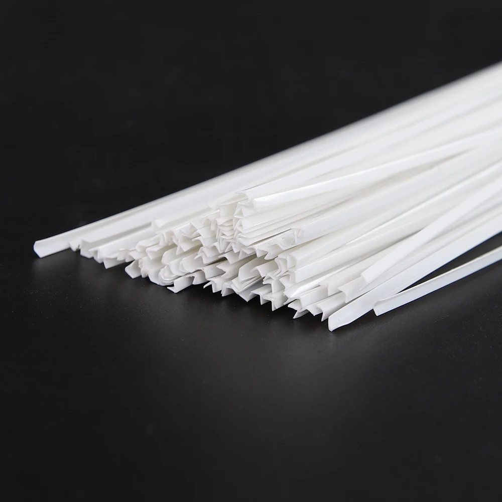 長さ 25 センチメートル ABS ホワイト L/I 字型チューブロッド DIY マイクロランドスケープビルディングハウス建築シーンレイアウト材料ツール 20 ピース/ロット