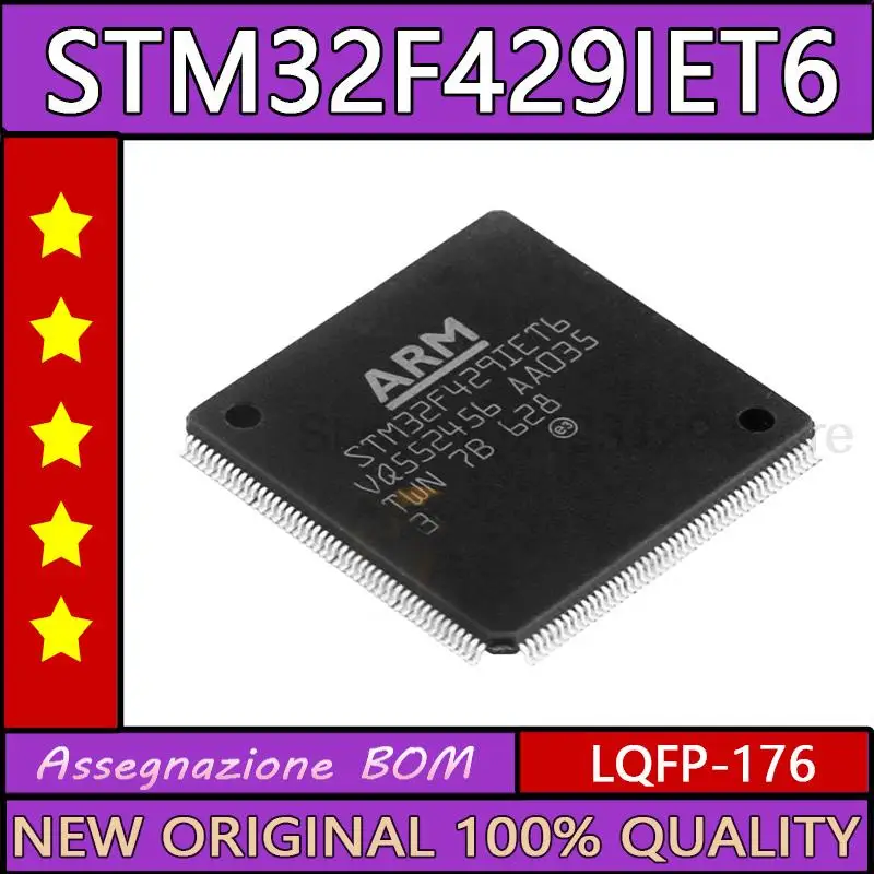 STM32F429IET6 LQFP176 32-bit ARM microcontroller chip microcontroller MCU IET6 LQFP-176 Original New IC