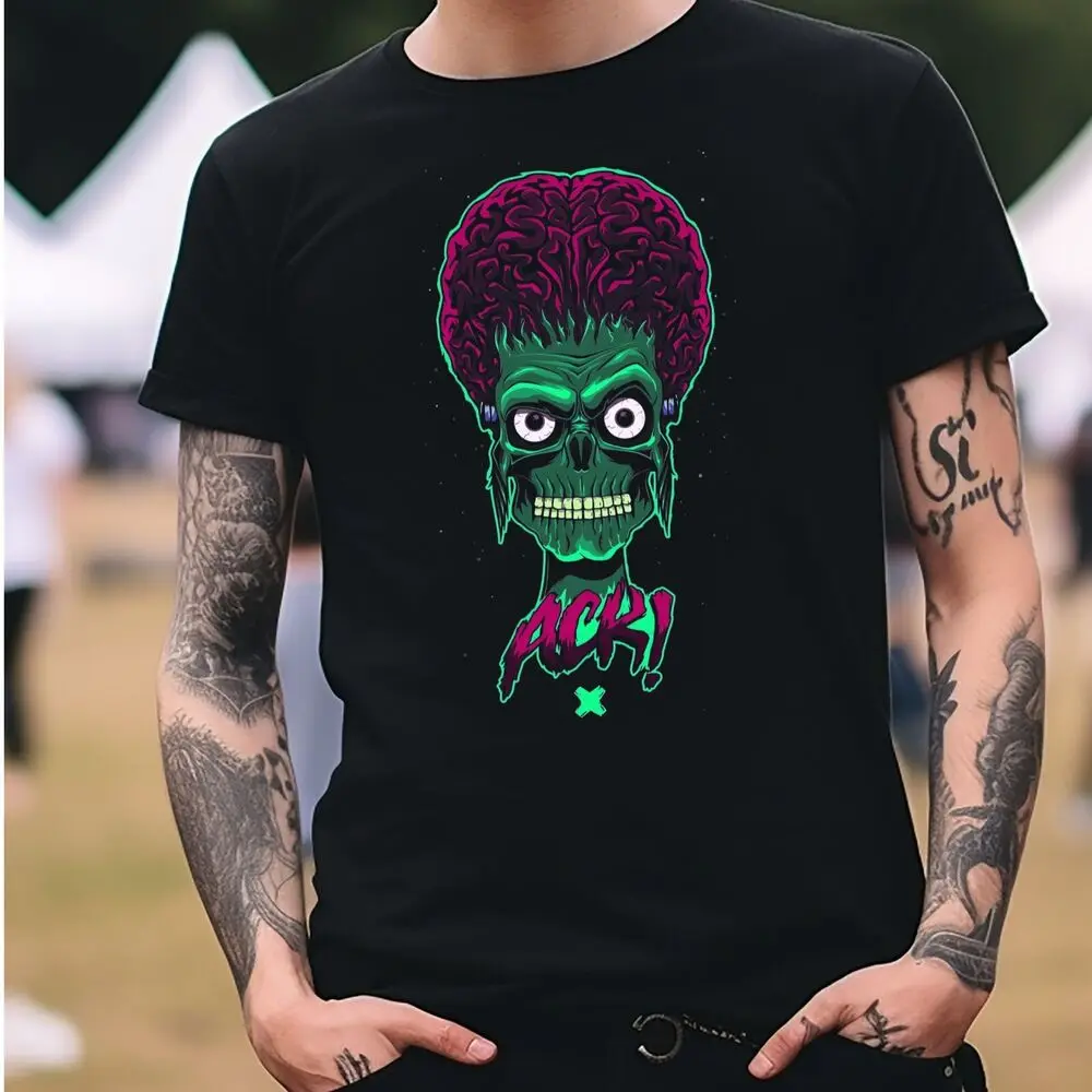 Mars Attacks! ACK! T-Shirt Black S-3XL