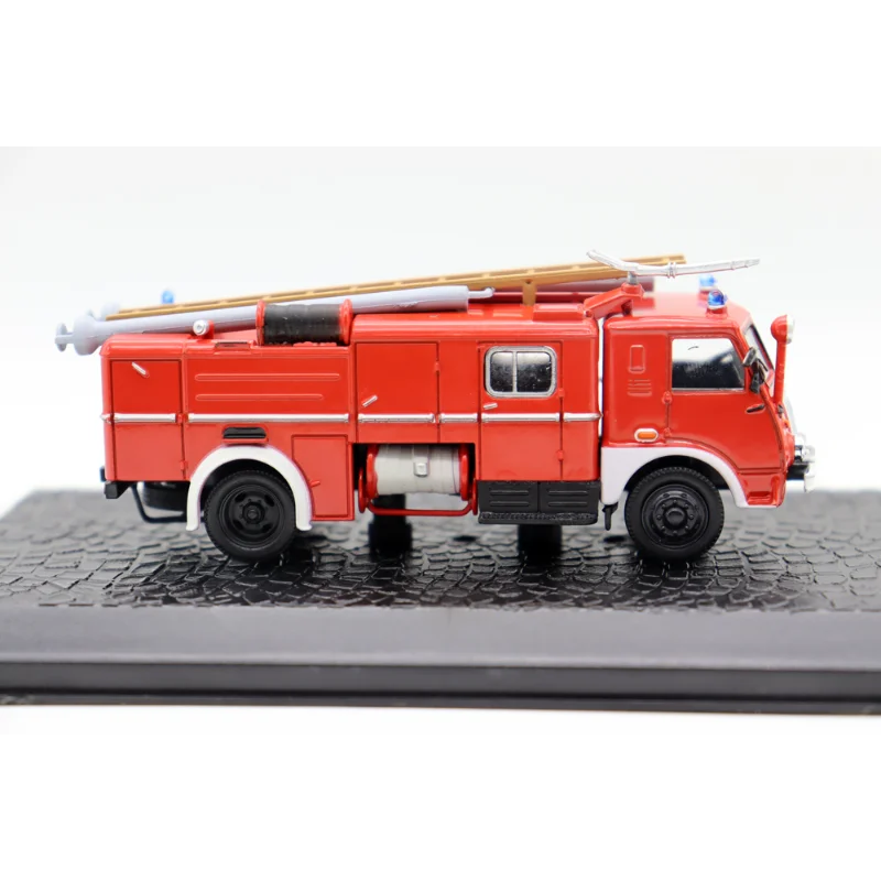 Diecast 1/72 escala Jelcz 003 Star 25 motor de bomberos coche en miniatura de aleación juguete coleccionable regalo adorno de exhibición de recuerdo