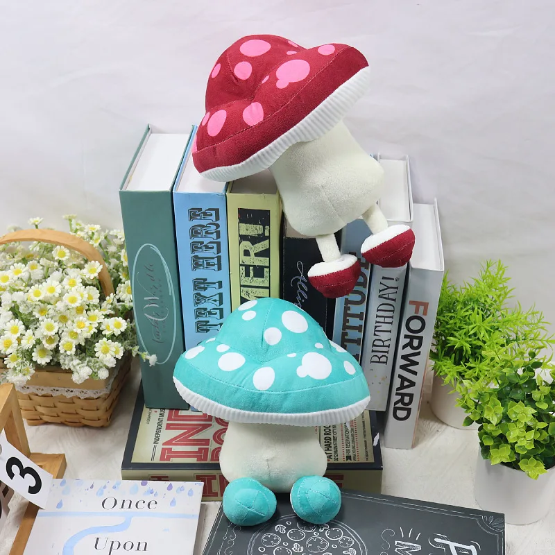 26cm andando cogumelo delicioso em masmorra anime pelúcia presentes engraçados recheado bonito dos desenhos animados brinquedo de pelúcia para presente de aniversário 2025 novo