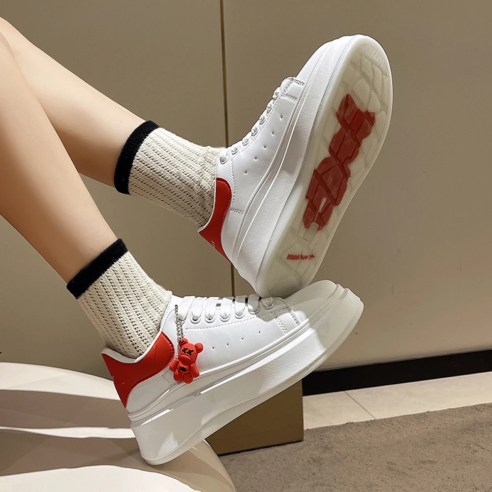 

2025 Высокое качество унисекс, люксовый бренд, женские повседневные кроссовки на платформе из натуральной кожи, осенняя модная спортивная вулканизированная мужская обувь