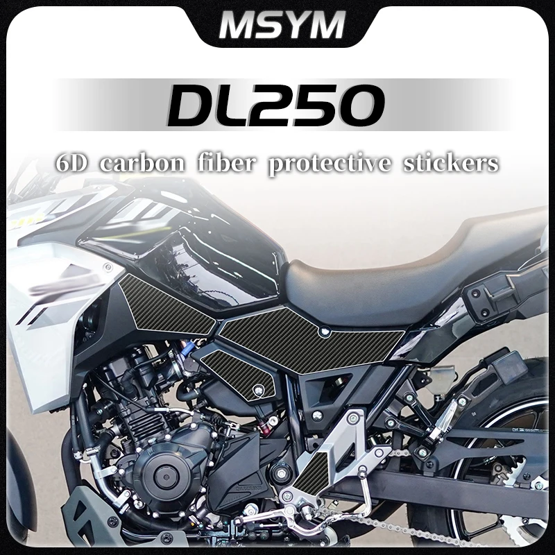 

Motorcycle Stickers 6D carbon fiber protective stickers body film modification accessories For Suzuki DL250 Dl 250 Dl 250 dl250