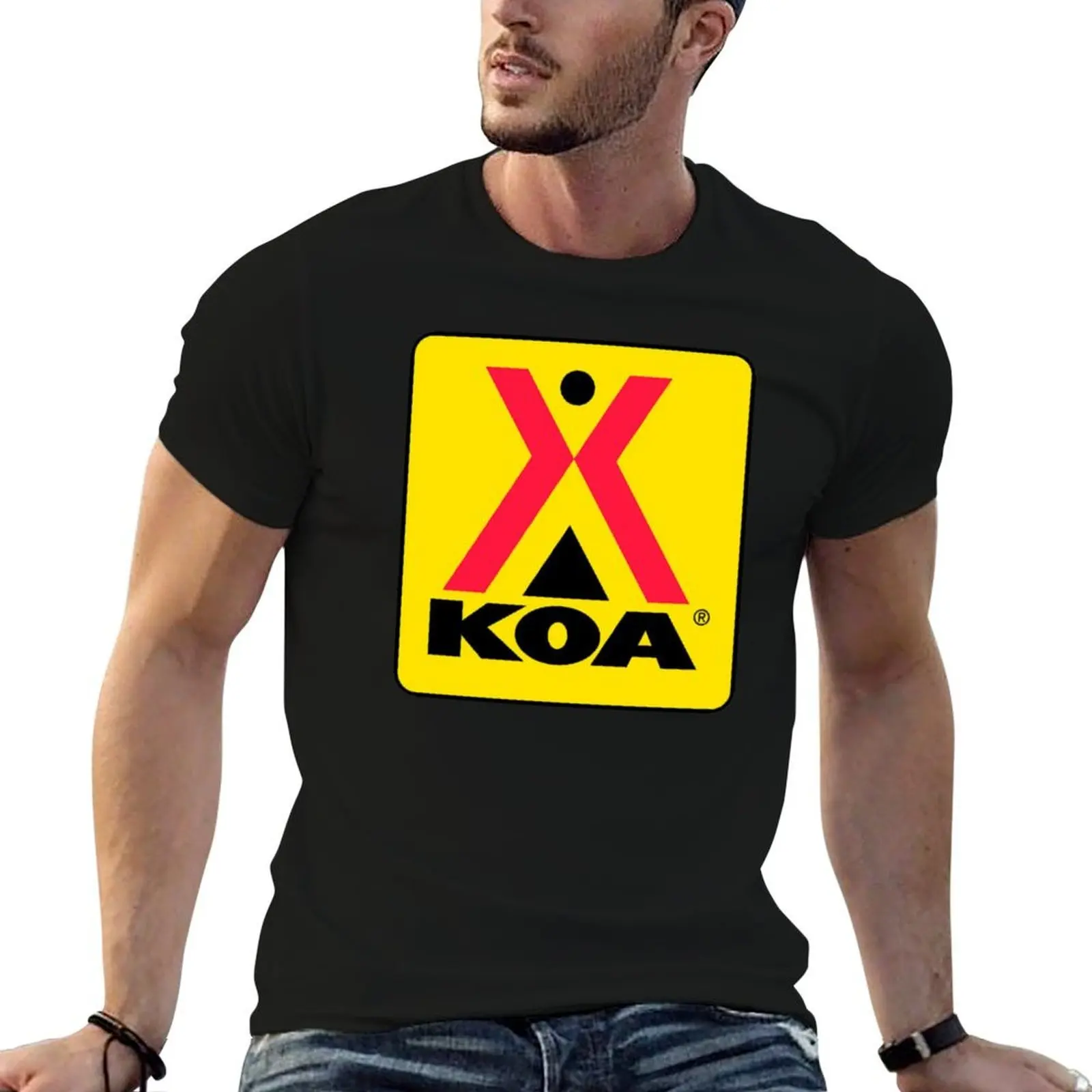 

70s Kampgrounds America KOA T-Shirt funny t shirts man man t shirt cotton T-Shirt