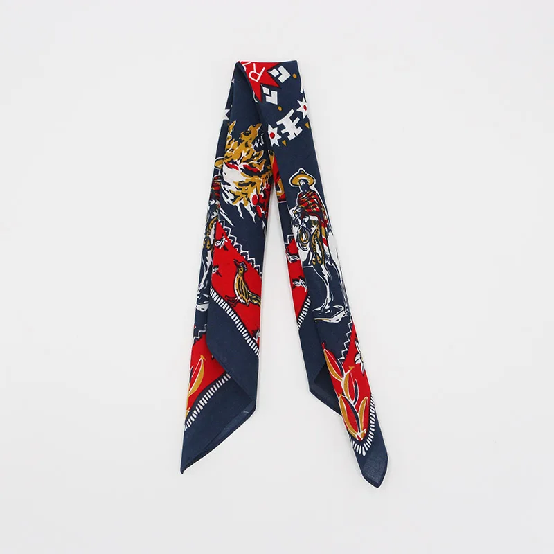 Royal KnightStyle Printing Eagle Smile Cotton bandana Men Pocket Square Scarf Neckerchief