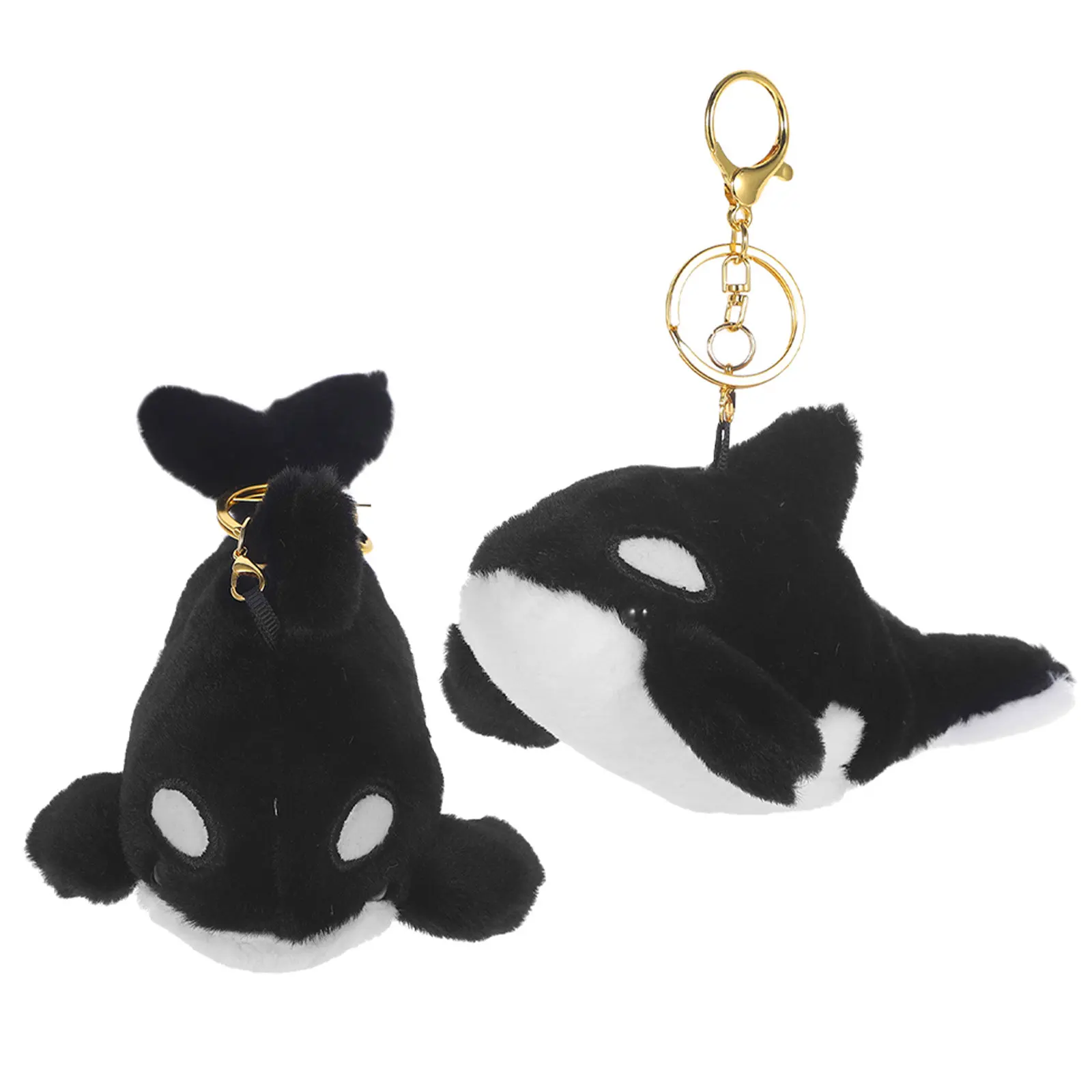 

2Pcs Keychain Set Charming Whale Keyring Exquisite Detail Marine Life Theme for Keys Wallets Backpacks Cute Bag Hanging