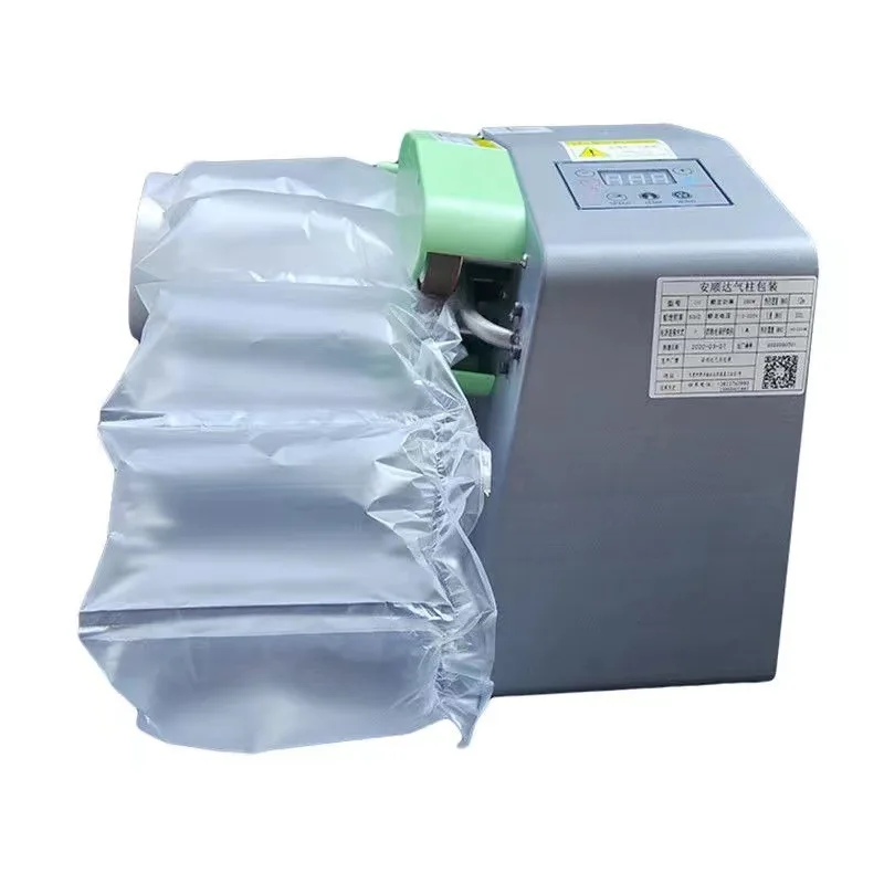 200W Air Cushion Machine Automatic Filling Air Column Bag Inflator Bubble Film Bag Maker for Packaging