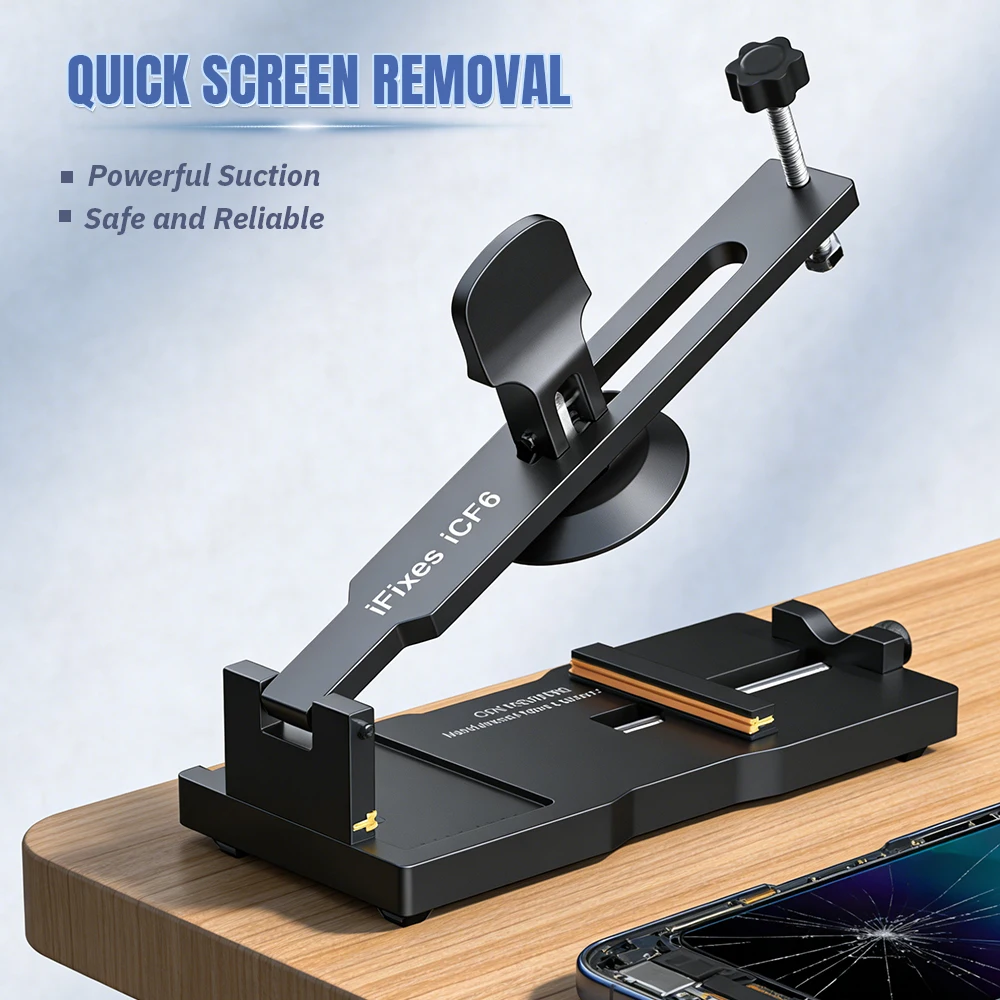 

iCF6 No Heating Phone Screen Opening Tool Strong Suction Cup LCD Screen Separator Fixture Mobile Phone Repair Clamp