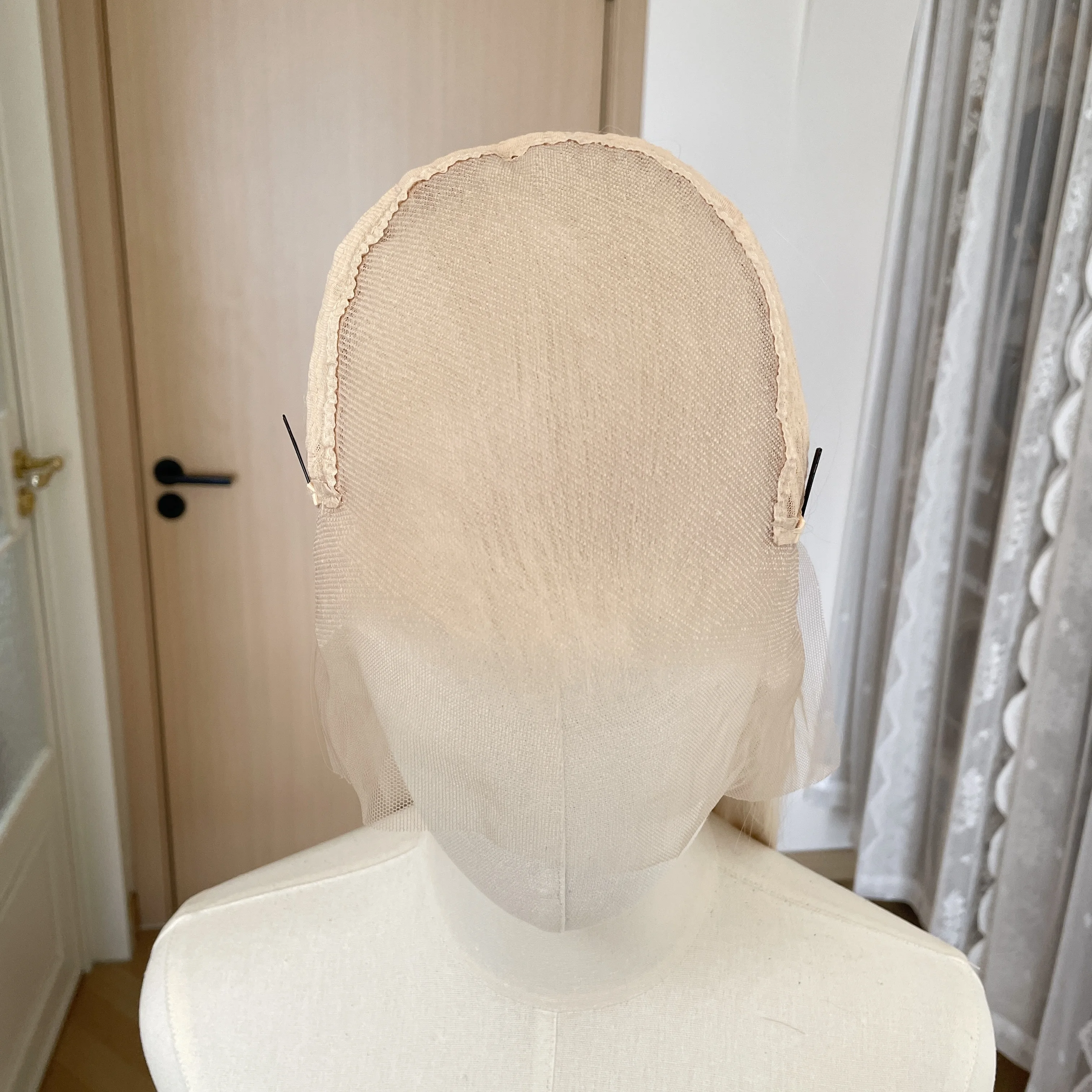 Platinum Blonde Synthetic 13x6 Lace Wigs for Black Women Heat Resistant 26 Inch Long Straight Wig Free Part 150% Density Natural