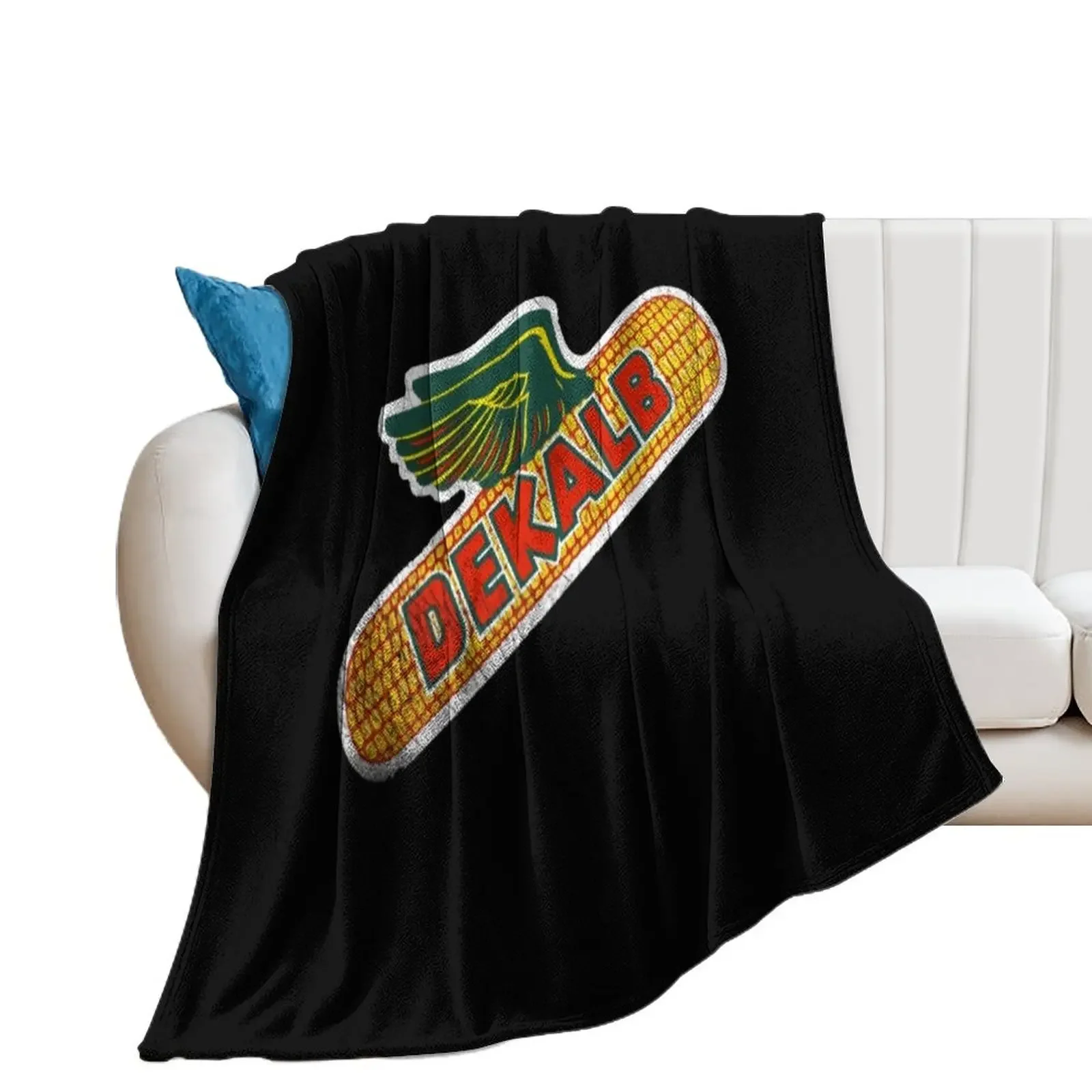 

Dekalb Hybrids, Dekalb Corn Seed USA, Throw Blanket heavy to sleep Sofa Quilt Blankets