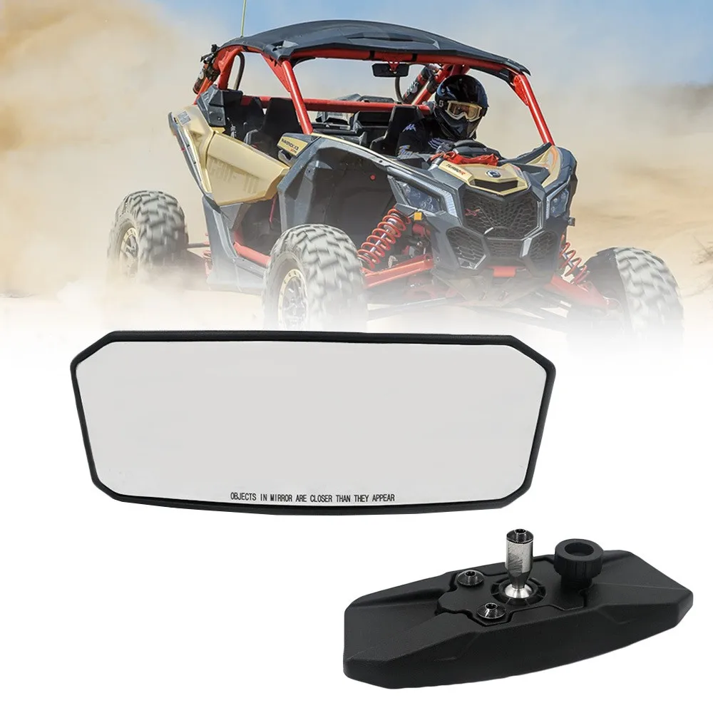 Beach Bike Offroad Auxiliary Vehicle Conversion Universal Inner View Mirror Wide Angle Mirror for CAN-AM BRP UTV MAVERICK X3