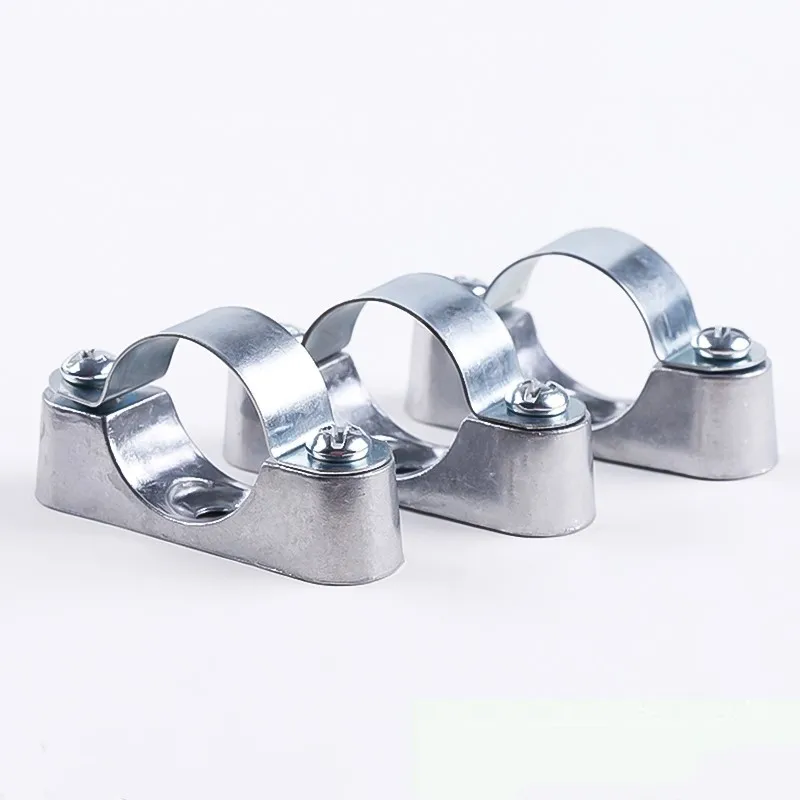 Free Shipping 5/10Pcs 16/20/25/32/40/50Mm Aluminum Alloyl Off-Wall Code, Saddle Clip, Pipe Clamp, Pipe Bracket, Fixed Clip