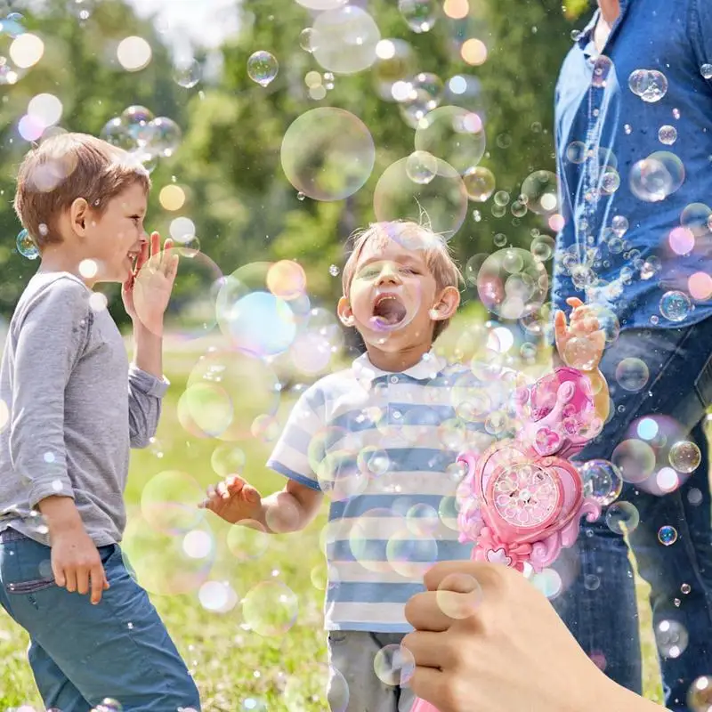 Máquina Bubble Maker para festa, Brinquedos ao ar livre, Varinha mágica, Jogos externos para crianças