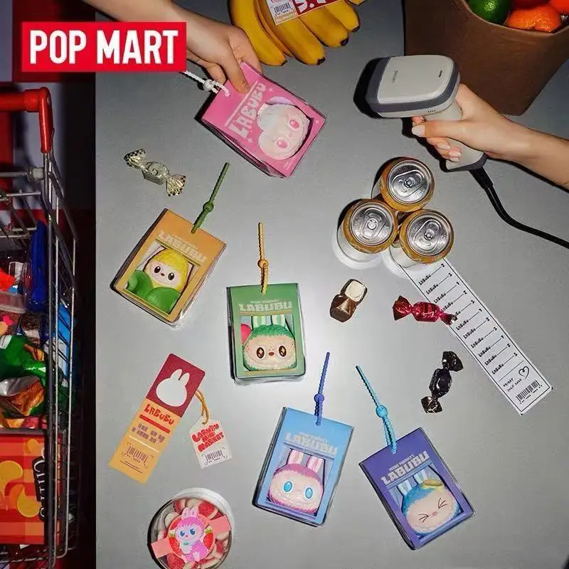 

POP MART THE MONSTERS Wacky Mart Series-Squishy Charm Blind Box Toys Kawaii Аниме Фигурка Сюрприз Mystery Box Куклы Девочки