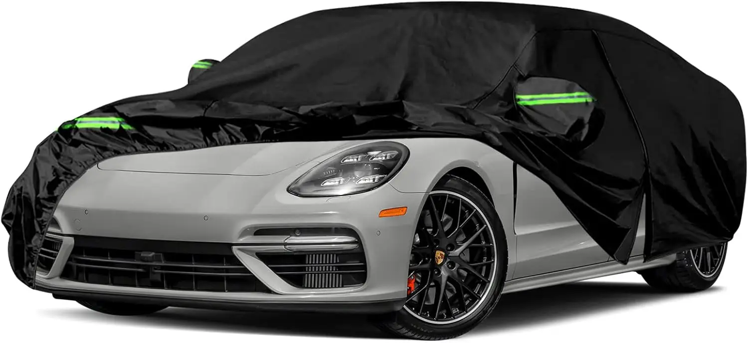 

Waterproof Car Cover for Porsche Panamera, All-Weather Protection with Zipper Door & Windproof Bands
