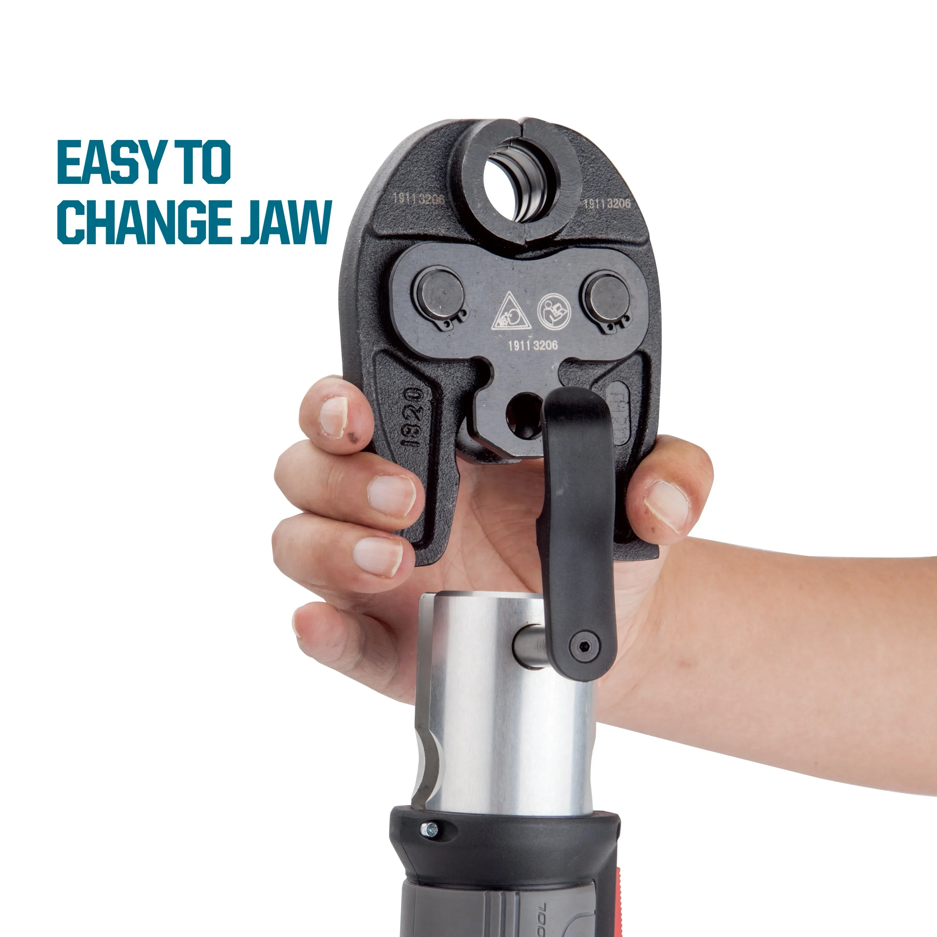

Zupper PZ-1930 Mini Battery Pipe Crimping Tool For Copper Pex Steel Stainless Pipe