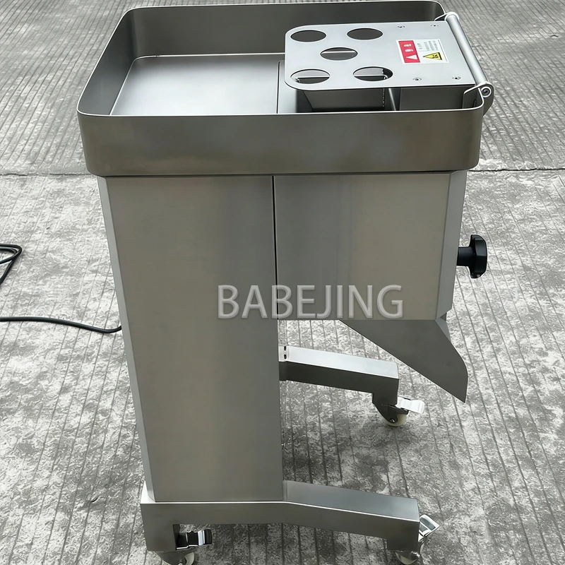 Commercial Food Slicer Electric Meat Cutter, Safety Protection Design Pork Shredder for Diner