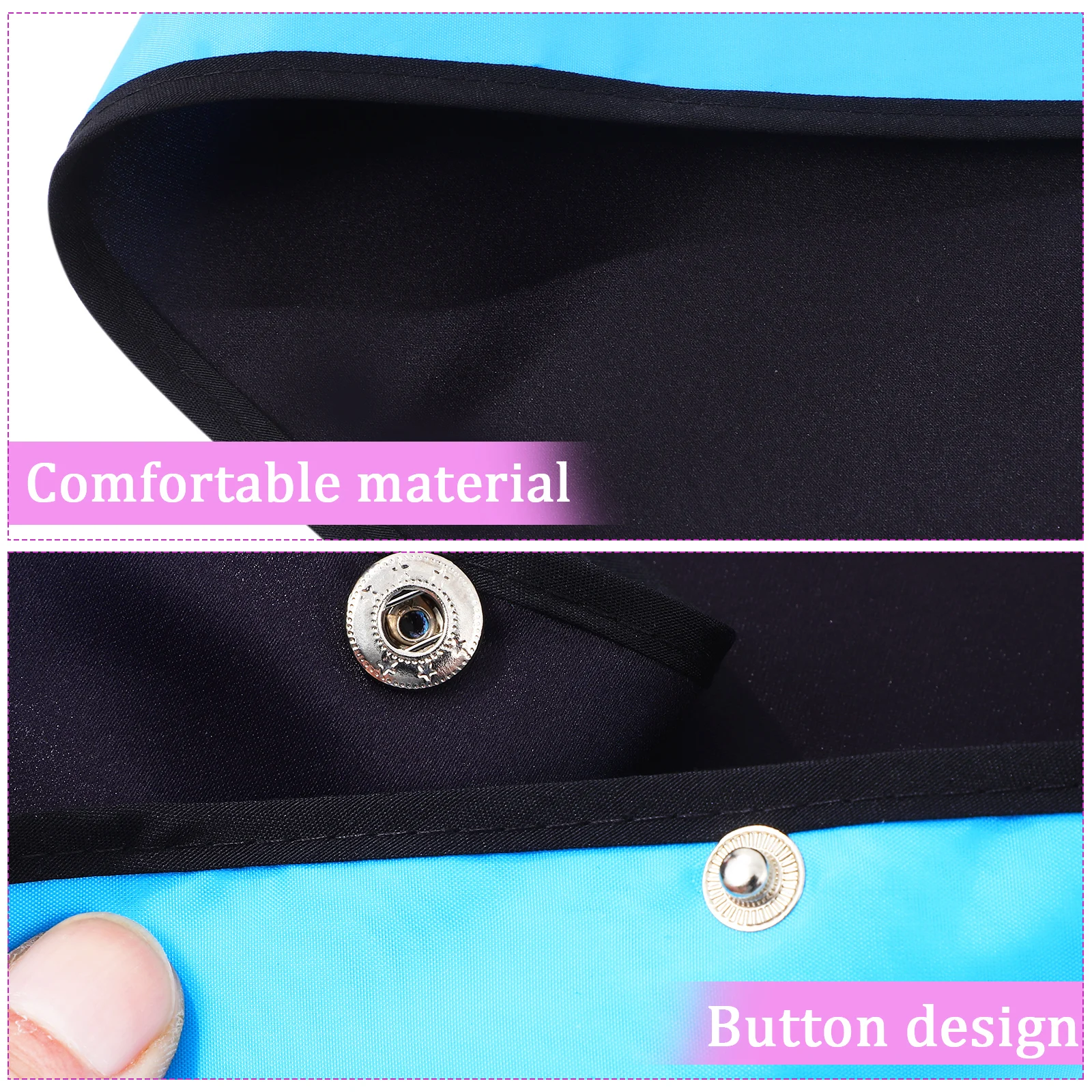 

2 Pcs Adult Bibs Women Dinner Eating Accessories Washable Polyester Adjustable Size Comfort Material Stylish Design Reusable