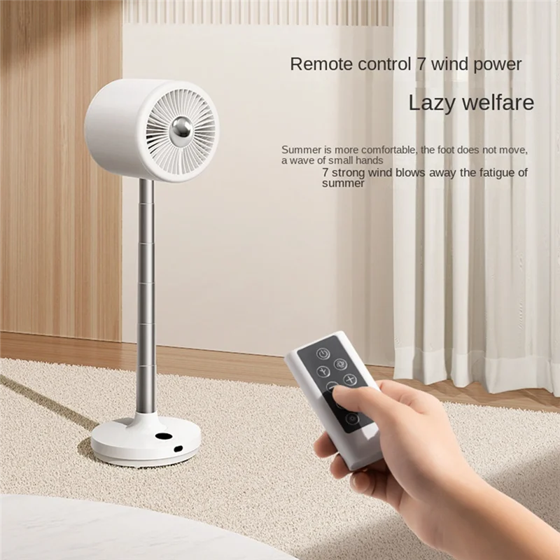 

Household Vertical Floor Fan with Remote Control Air Circulation Fan 90 ° Shaking Table Vertical Floor Standing Fan